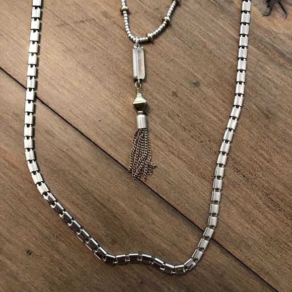 𝅺STELLA and Dot Riad three tier necklace - Picture 4 of 10